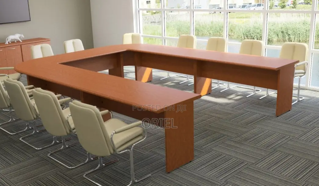 Office Table : U-Shaped 600CM Boardroom Meeting Table
