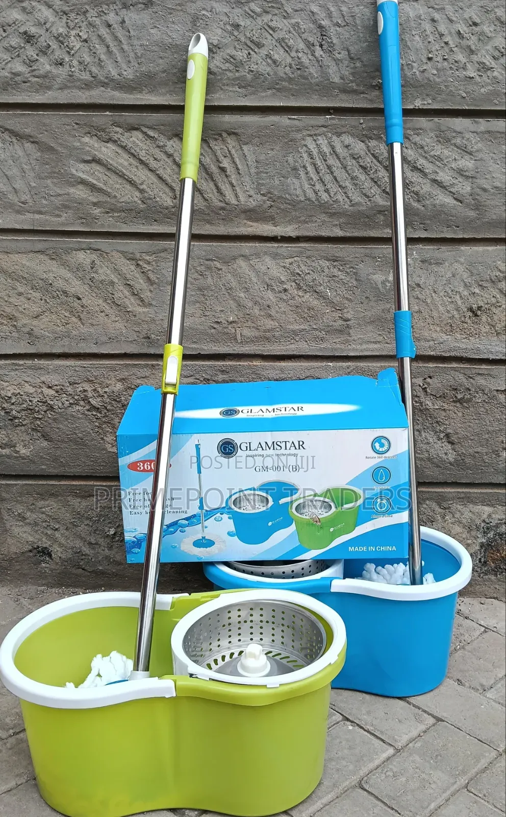 Heavy-Duty Metallic Spin Mop – Easy Efficient Floor Cleaning
