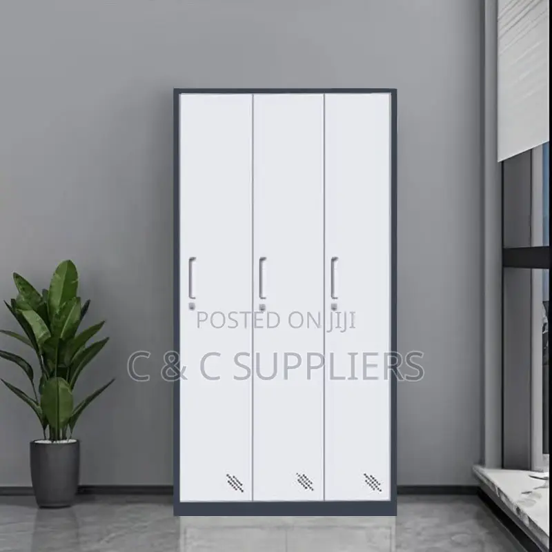 3-Door Metallic Filling Cabinet.