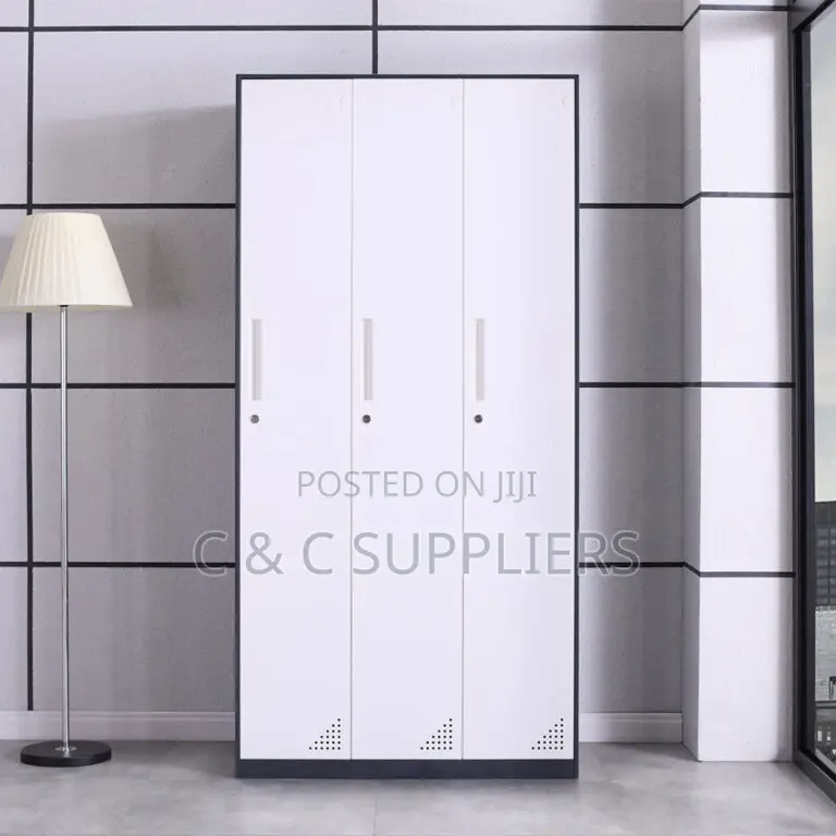 3-Door Metallic Filling Cabinet.