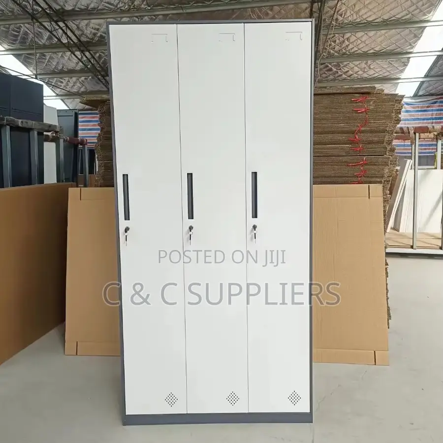 3-Door Metallic Filling Cabinet.