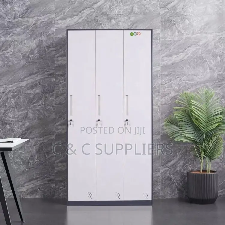3-Door Metallic Filling Cabinet.