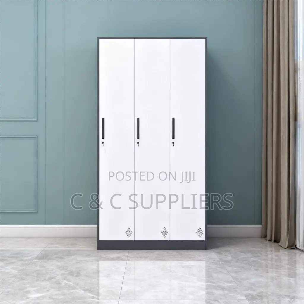 3-Door Metallic Filling Cabinet.