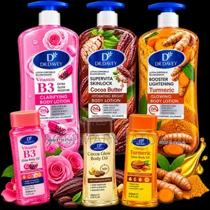 DR. DAVEY Body Care Collection – Vitamin B3, Cocoa Butter Turmeric