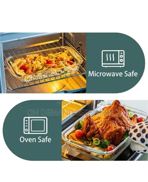 3pcs Glass Oven Trays