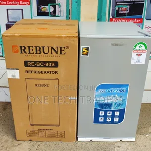 Rebune 90L Fridge Single Door- Silver