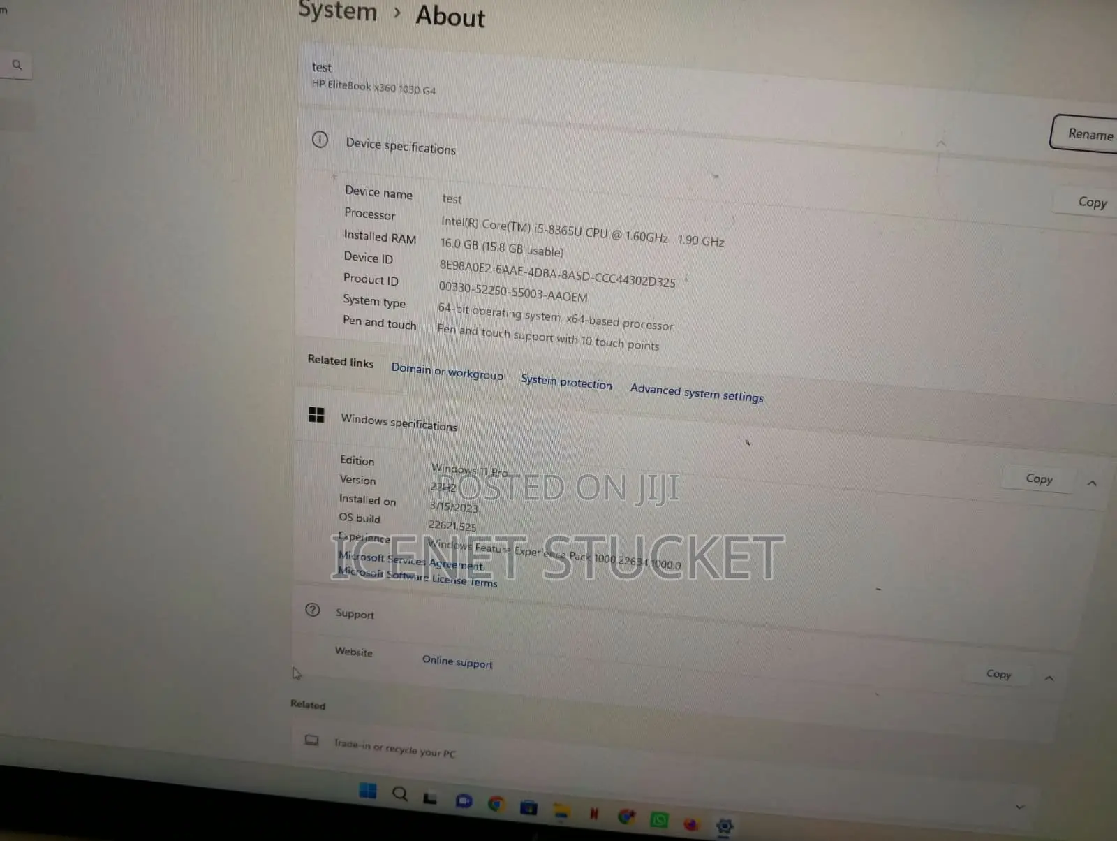Laptop HP EliteBook 1040 G4 16GB Intel Core i5 SSD 256GB