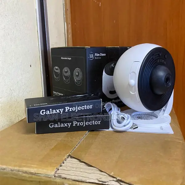 2-in-1 Galaxy Projector for Room Mood Decor 360°Adjustable Planetarium