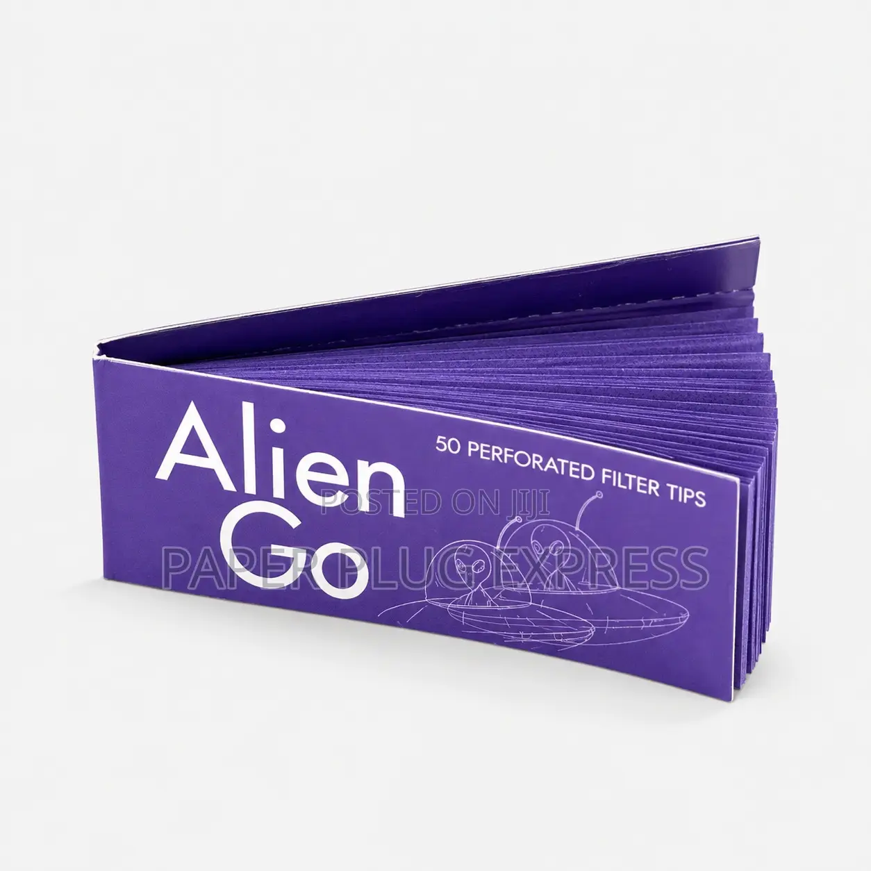 Alien Go Purple Perforated Rolling Filter Tips – 50 Tips | Box of 25