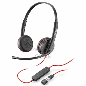 Poly Blackwire 3220 Wired Stereo USB-C Headset +USB-C/A