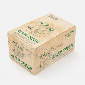 Alien Green Natural Brown Perforated Rolling Filter Tips – 50 Tips