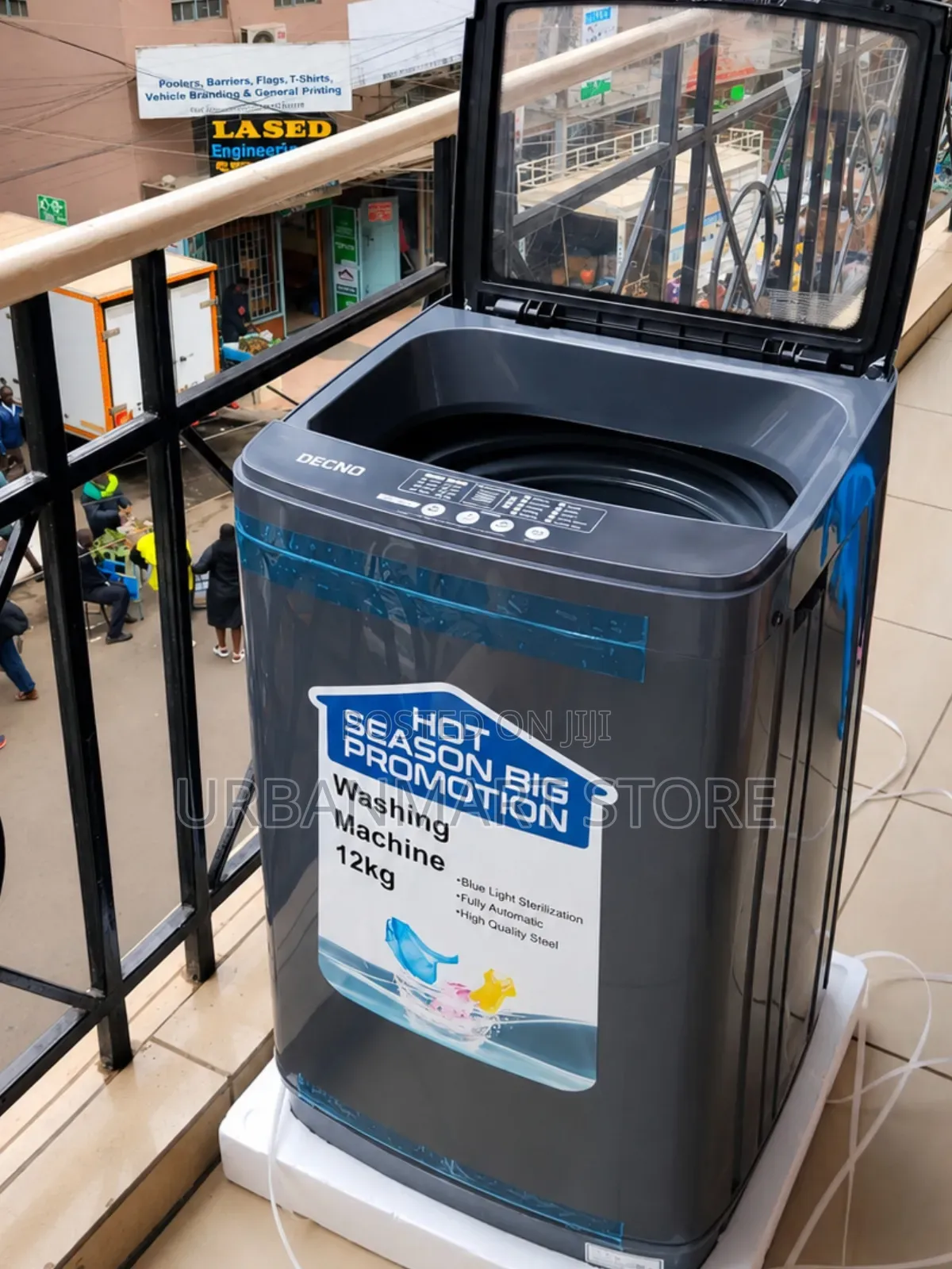 Decho 12KG Full Automatic Washing Machine – Wash Spin
