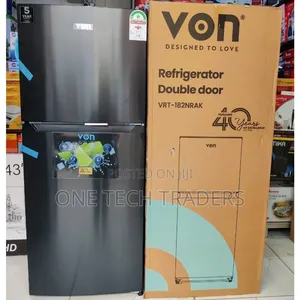Von Fridge Double Door 181Litres NO FROST