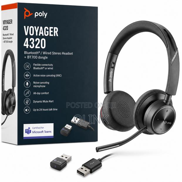 Poly Voyager 4320 Bluetooth/ USB-A Mics +BT700 - main view