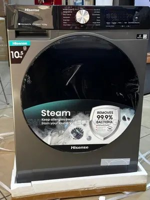Hisense Washing Machine 10.5kg Wash and Spin Grey