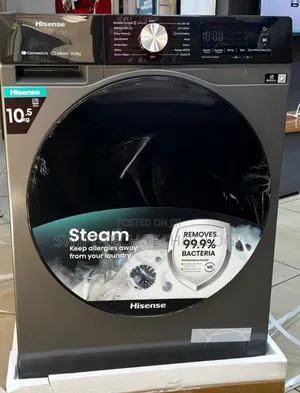 Hisense Washing Machine 10.5kg Wash and Spin Grey
