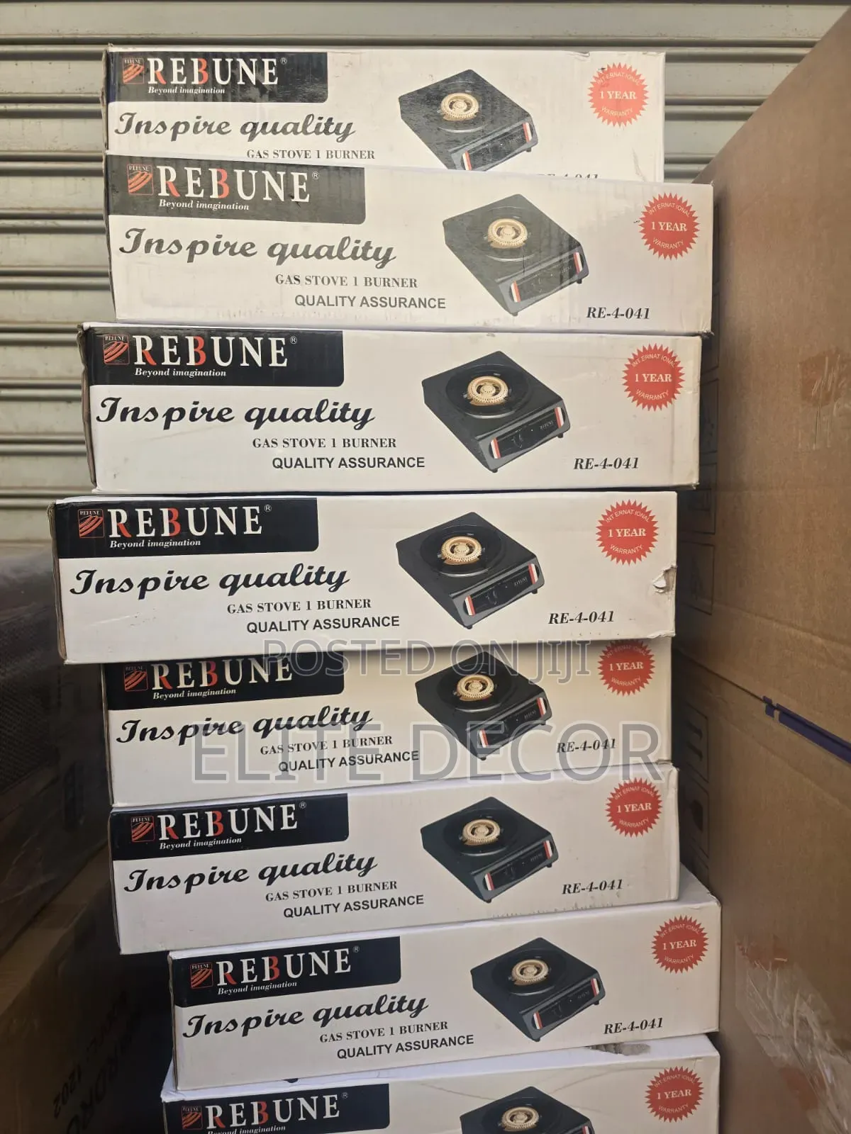 Rebune RE-4-041 Single Burner Gas Stove