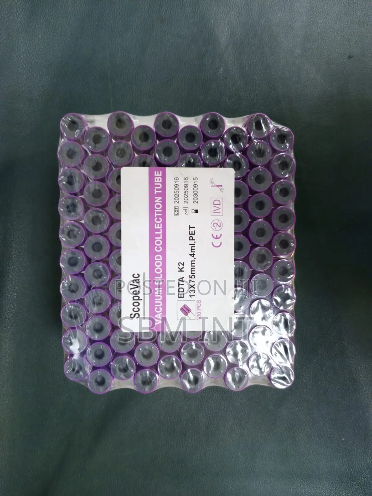 Vacuum Blood Collection Tube (Purple Top)