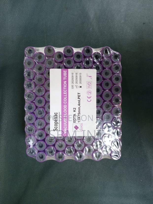 Vacuum Blood Collection Tube (Purple Top)