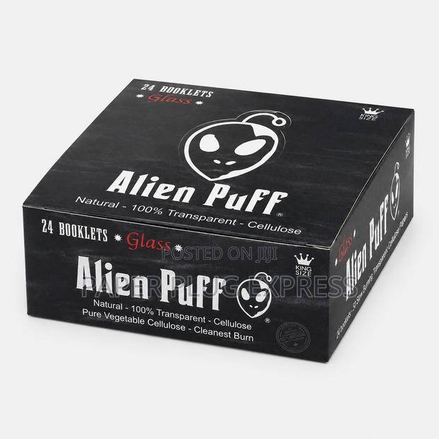 Alien Puff Glass King Size Transparent Cellulose Rolling Papers - thumbnail 3