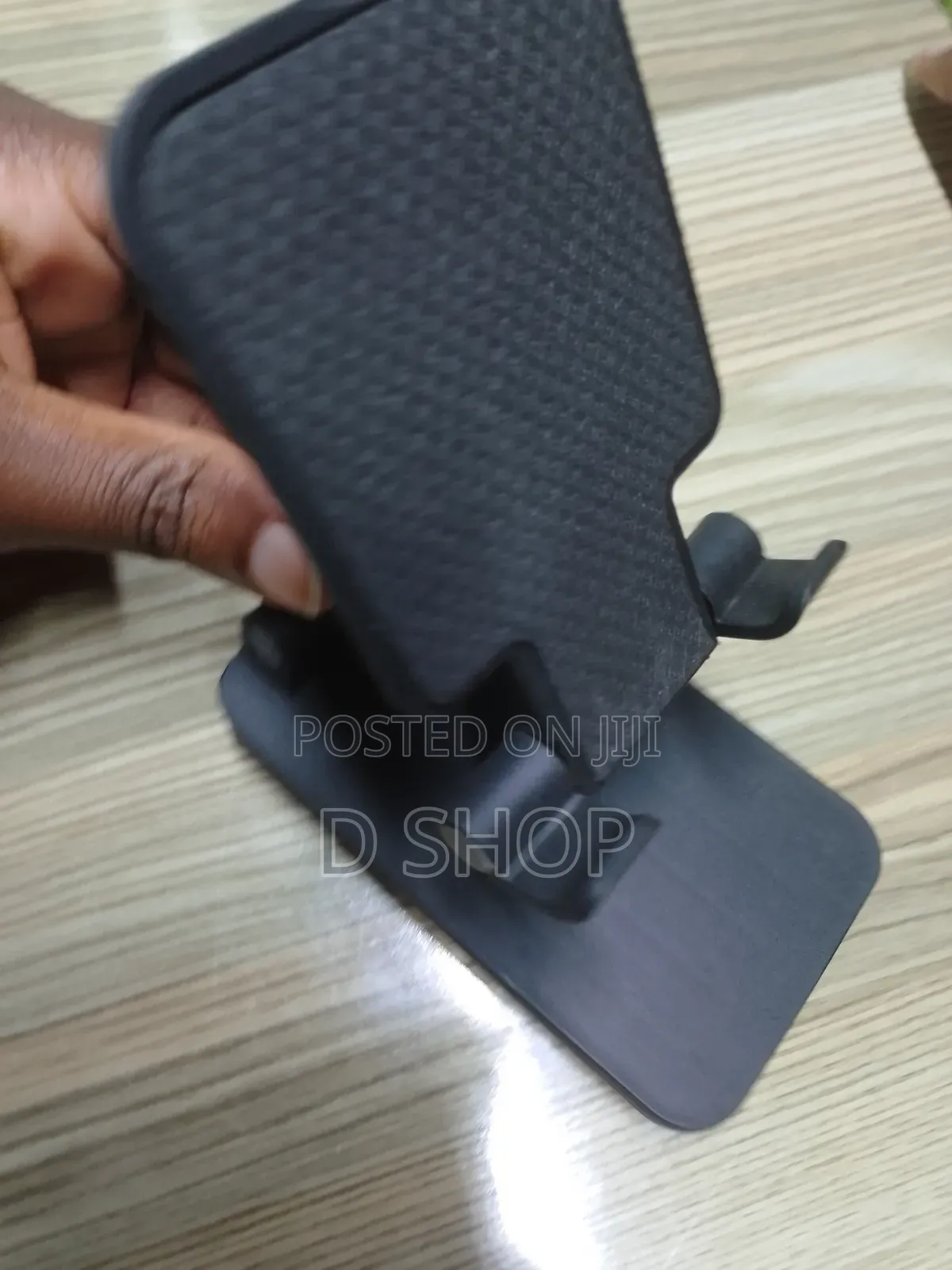 Black Adjustable Phone Stand for Tables