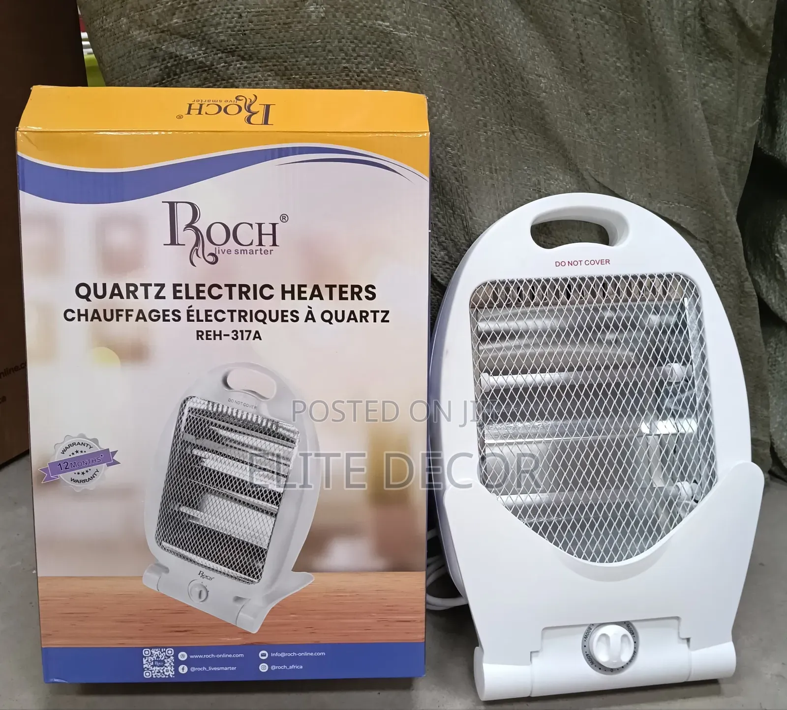 ROCH Quartz Bar Room Heater