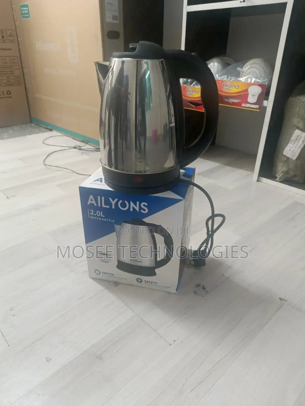 Ailyons 2.0L Fast Boiling Electric Water Kettle