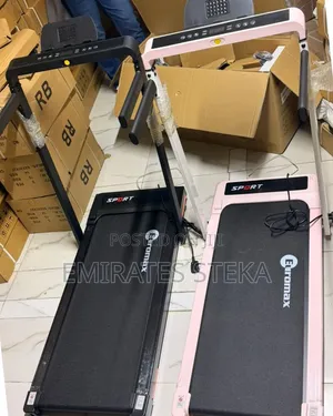 Euromax Foldable Walking Pad Treadmill With Incline and Hand Rails