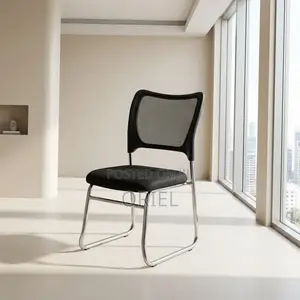 Office Chair : Armless Ergonomic Mesh Office Waiting Chair