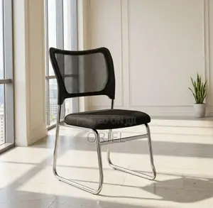 Office Chair : Armless Ergonomic Mesh Office Waiting Chair