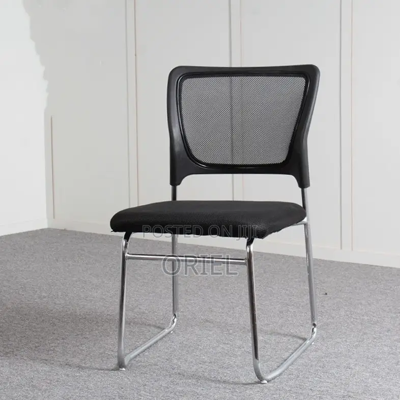 Office Chair : Armless Ergonomic Mesh Office Waiting Chair