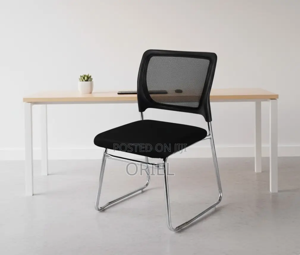 Office Chair : Armless Ergonomic Mesh Office Waiting Chair