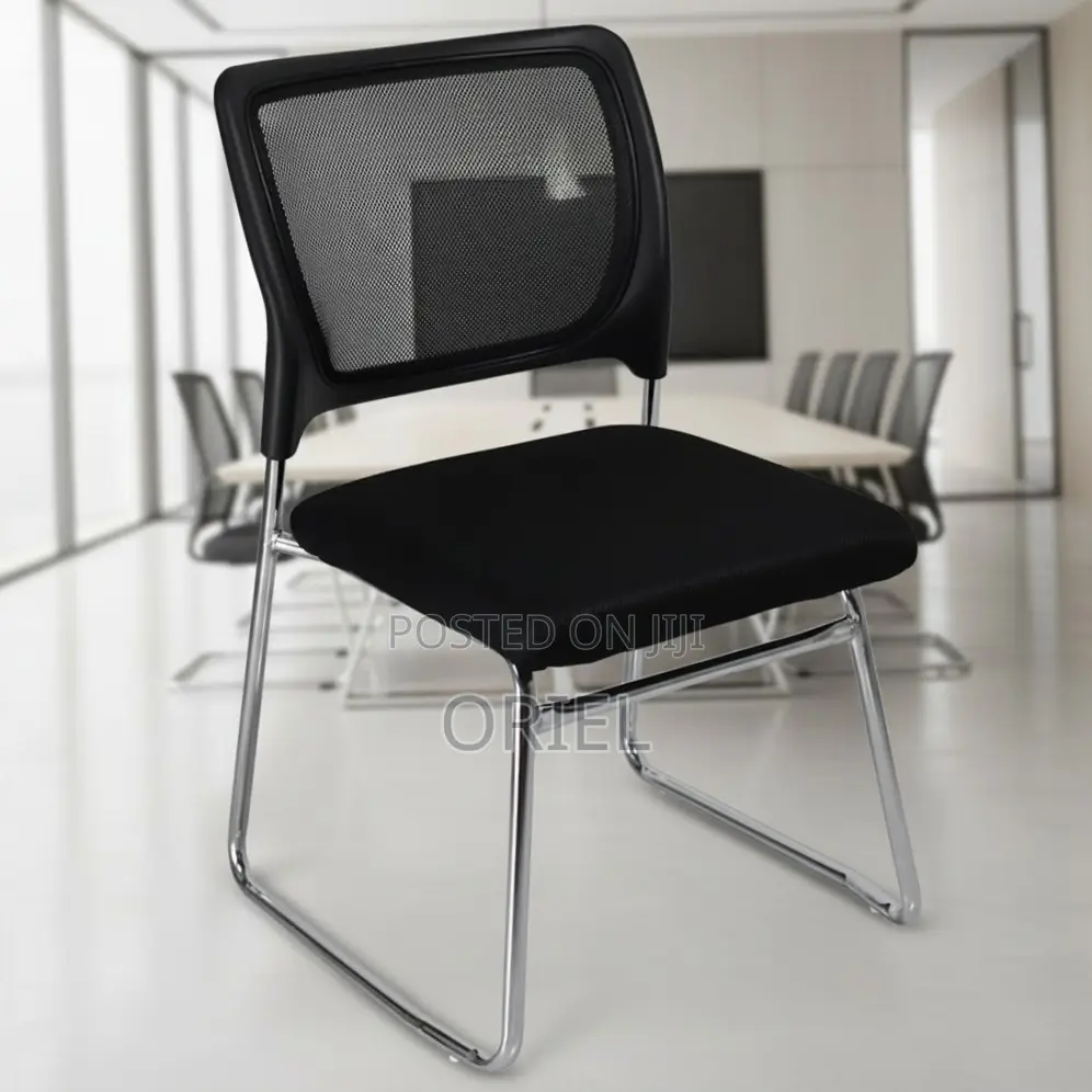 Office Chair : Armless Ergonomic Mesh Office Waiting Chair