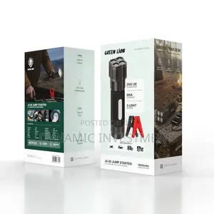 Green Lion 12V Jump Starter–4L PETROL, 2.5L Diesel Engines16000mAh