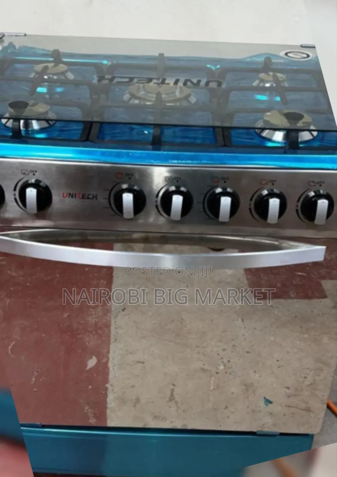 Unitech 5 Burner Full Gas 60*90 Cooker