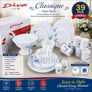 Diva Deco Dinner Set 39pcs Dinner Set
