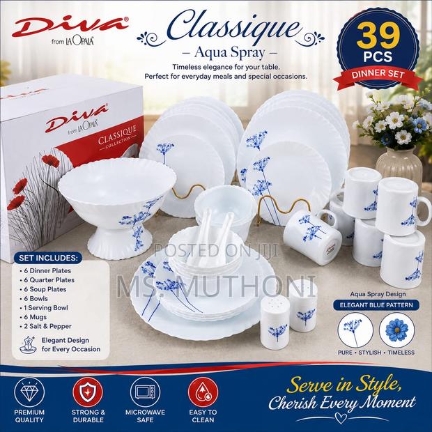 Diva Deco Dinner Set 39pcs Dinner Set - main view