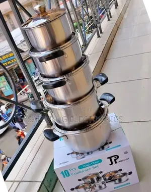 Jp 10-Piece Stainless Steel Set