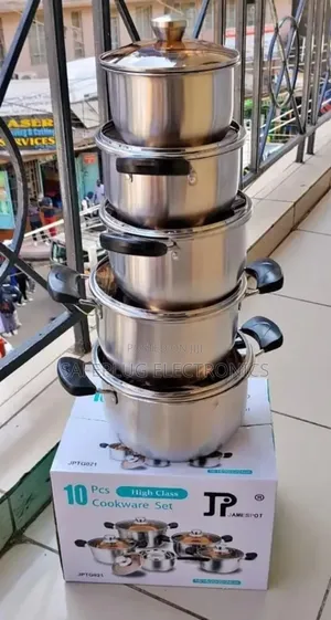 Jp 10-Piece Stainless Steel Set