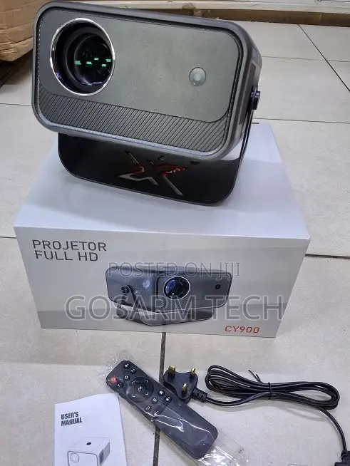 CY 900 Portable Smart Projector With WiFi Bluetooth HDMI
