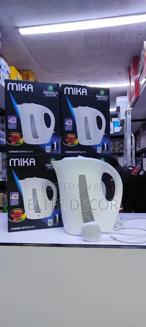 Mika Mkt1005w 1.7l Electric Kettle Black and White
