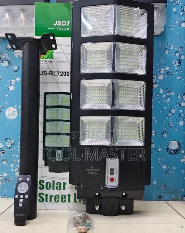 JSOT Double-Sided 200W Solar Street Light - main view