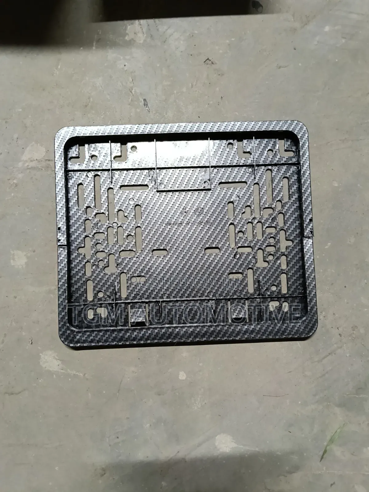 Number Plate Carbon License Plate Holder Short
