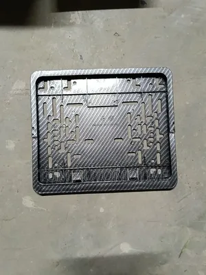 Number Plate Carbon License Plate Holder Short