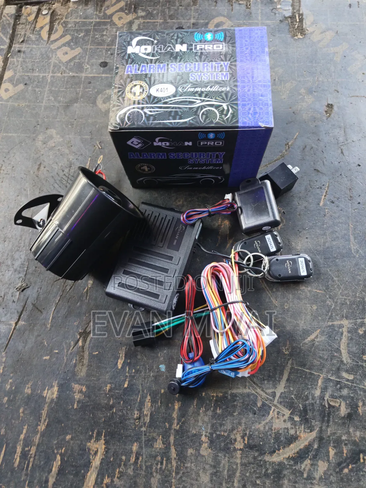 Car Alarm With Cut-Off Available
