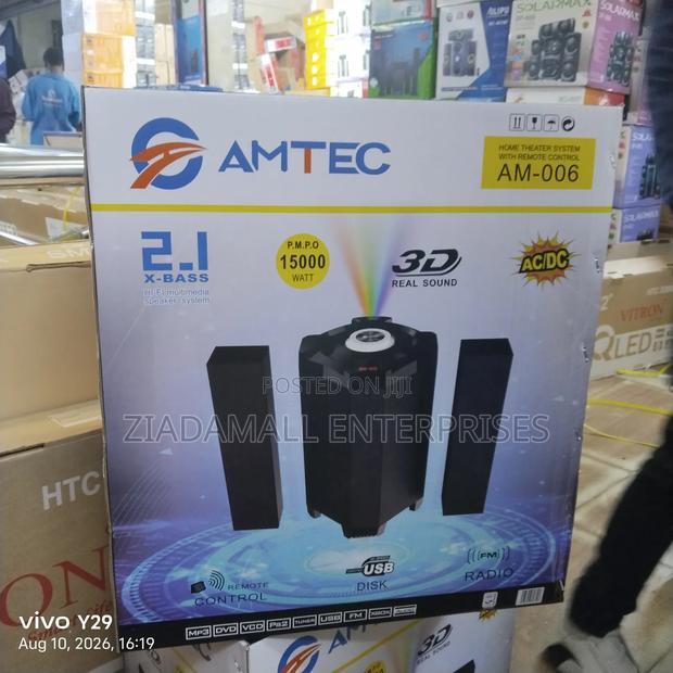 With 1year Warranty Amtec 2.1ch Sound System Mtungi