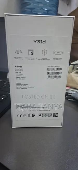 New Vivo Y31d 128 GB Gold