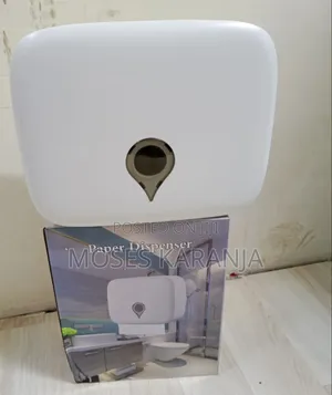 White Wall Mounted Paper Towel Holder