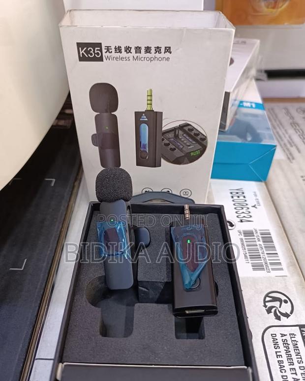 Wireless Lavalier Microphone System With 3.5mm Receiver