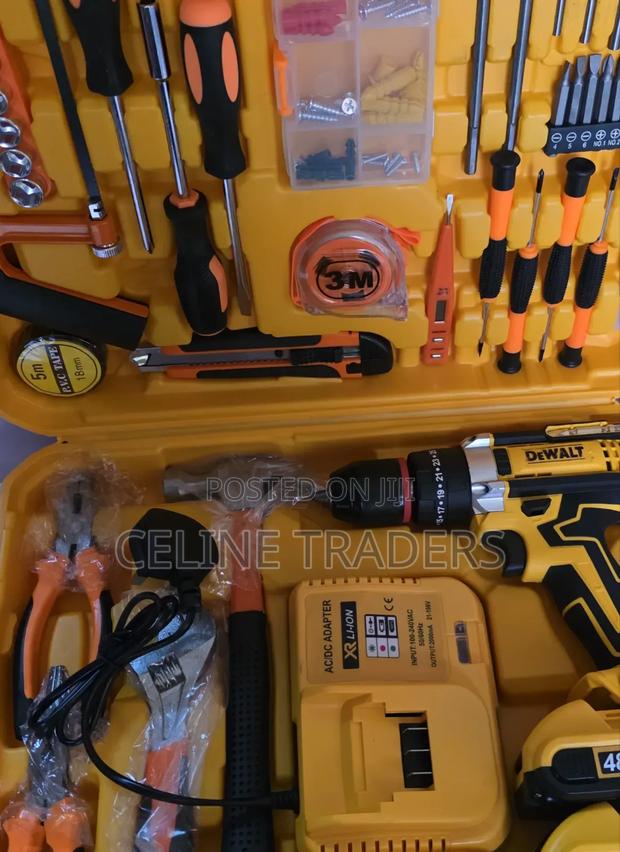 DeWalt 48v Complete Set With Metal Chunk - main view